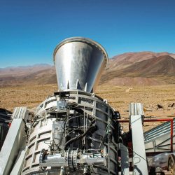 Telescopio QUBIC desde el exterior.